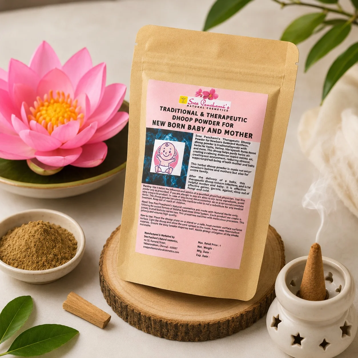 Traditional & Therapeutic Dhoop Powder for Newborn Baby & Mother - Image 3