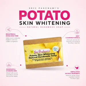 Potato Skin Whitening Natural Handmade Soap