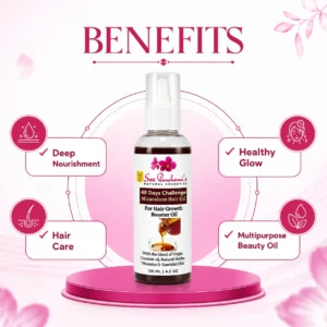 48 Days Challenge - Miraculaus Hair Oil (With Hair booster Pack Free)