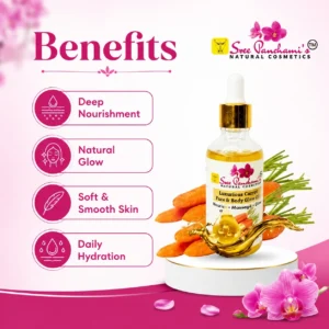 Luxurious Carrot Face & Body Glow Oil
