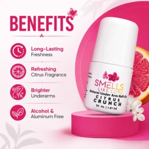 Natural Underarm Roll-On (Citrus Crunch)
