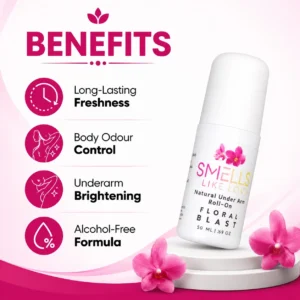 Natural Underarm Roll On (Floral Blast)