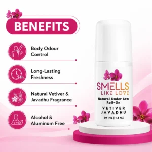 Natural Under Arm Roll-On (Vetiver Javadhu)