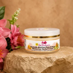 Goat Milk Aloe Vera Face & Body Moisturizer Herbal Cream